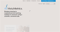 Desktop Screenshot of metametricsinc.com